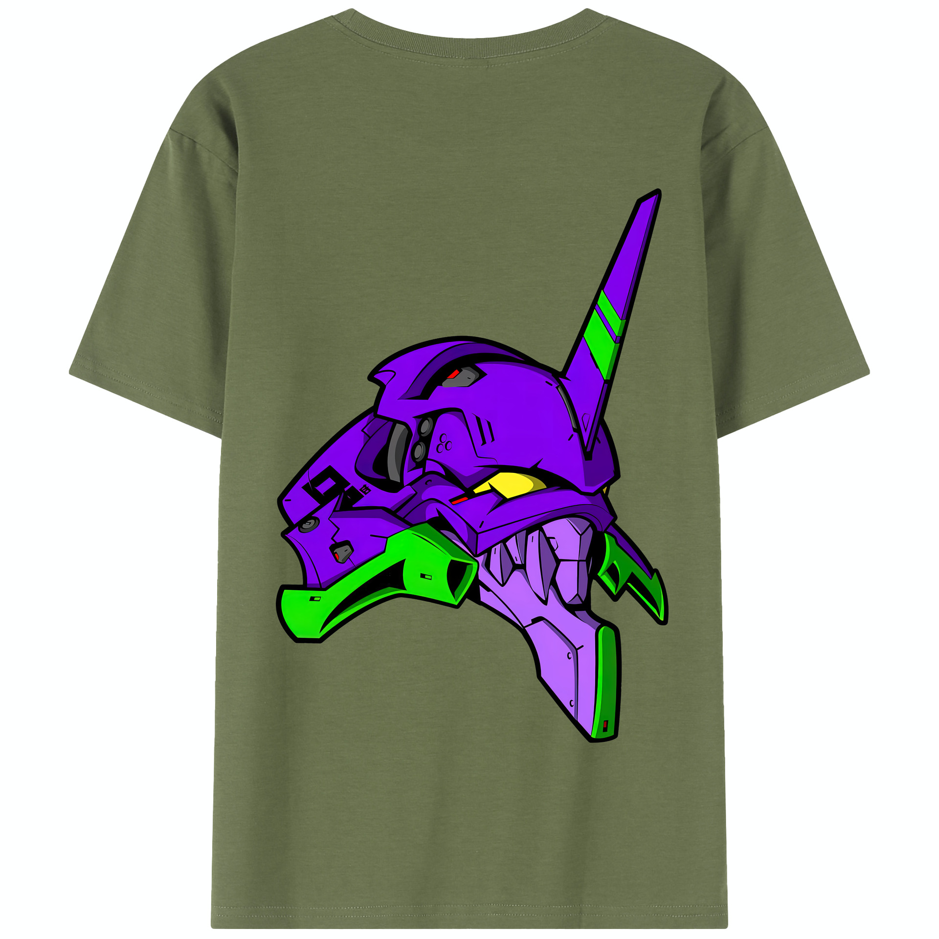 （画像用） EVA 新世紀エヴァンゲリオン 綿100％半袖Tシャツ（背面プリント）